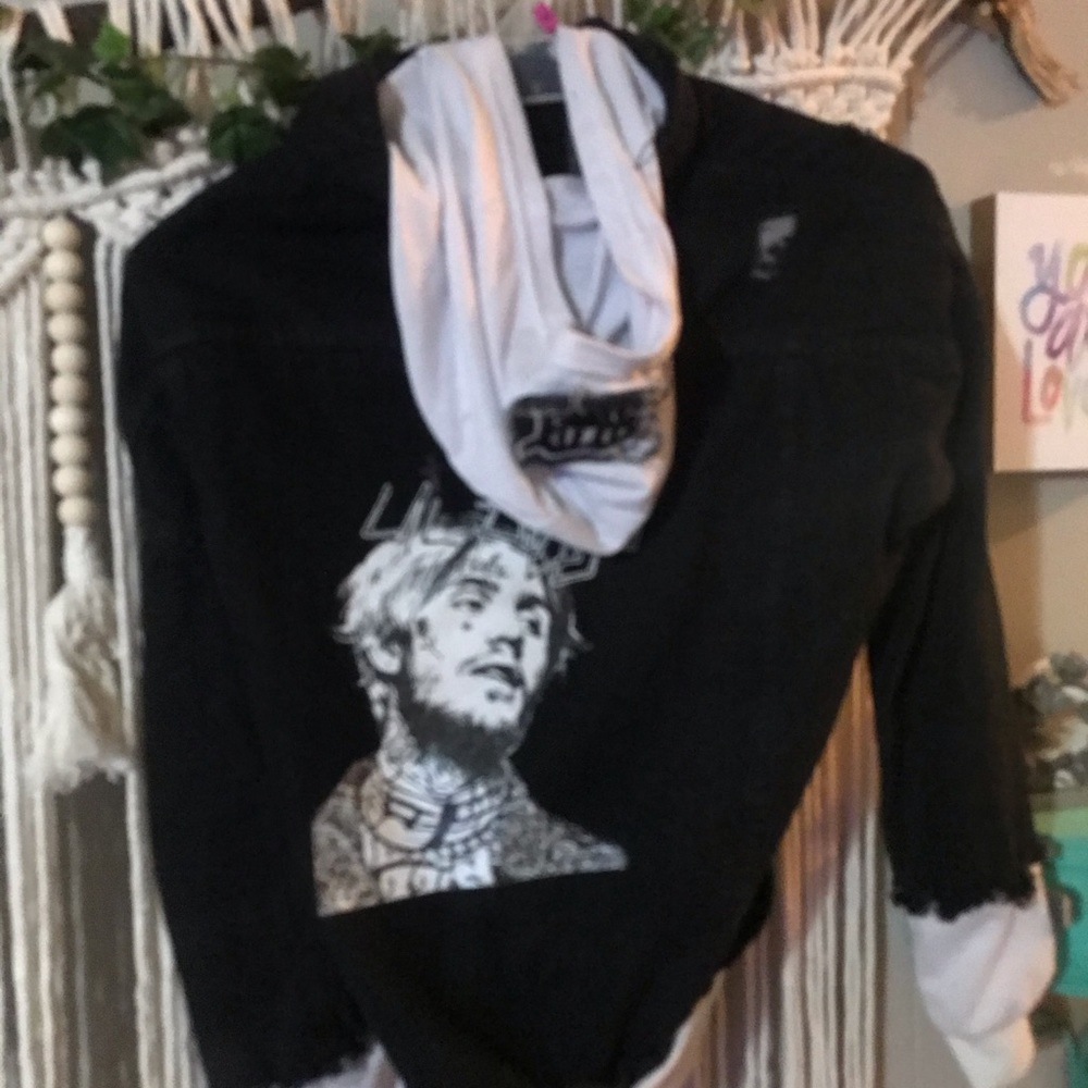 Lil peep denim jacket